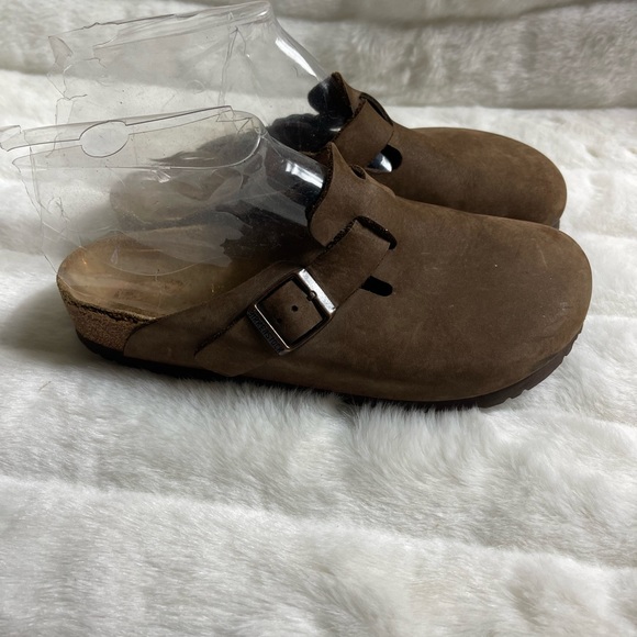 Birkenstock Shoes - Birkenstock Boston brown leather clogs size EUR 37